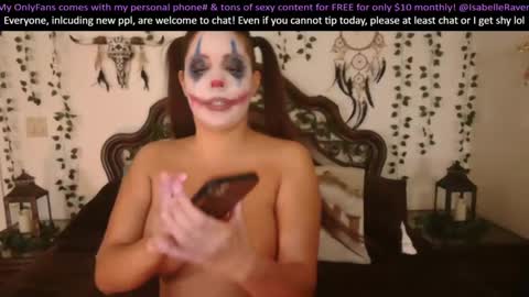 Snapshot of _isabelleraven chatting on January 2025 06:15:02 AM IsabelleRaven online show from January 2025 06:15:02 AM