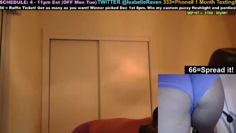 Snapshot of _isabelleraven chatting on September 2025 11:50:01 PM IsabelleRaven online show from September 2025 11:50:01 PM