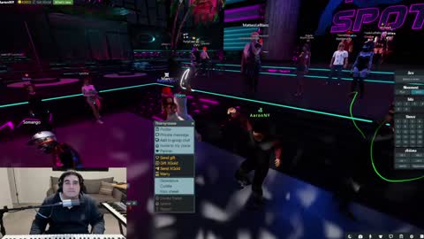 Snapshot of aaroleplayer chatting on December 2024 02:09:01 AM Aaron online show from December 2024 02:09:01 AM