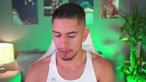 Snapshot of aaronfox_ chatting on January 2025 12:01:01 AM AARON online show from January 2025 12:01:01 AM