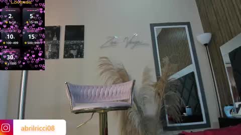 Snapshot of abril_ricci chatting on March 2025 03:43:02 AM Abril online show from March 2025 03:43:02 AM