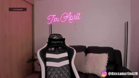 Snapshot of abril_w18 chatting on February 2025 04:00:02 AM My name is Alexa. Please say hello I like to chat with you. If you have requests please use tip online show from February 2025 04:00:02 AM