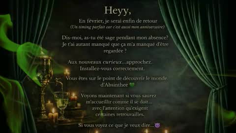 Snapshot of absinthee chatting on February 2026 01:37:02 AM absy online show from February 2026 01:37:02 AM