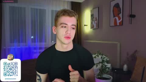 Snapshot of adampolerno chatting on January 2025 06:12:02 PM Hi Im Adam Glad to see u here 3 And its my first day online show from January 2025 06:12:02 PM