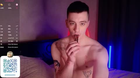 Snapshot of adampolerno chatting on February 2025 09:51:02 AM Hi Im Adam Glad to see u here 3 And its my first day online show from February 2025 09:51:02 AM