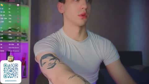 Snapshot of adampolerno chatting on March 2025 11:32:01 AM Hi Im Adam Glad to see u here 3 And its my first day online show from March 2025 11:32:01 AM