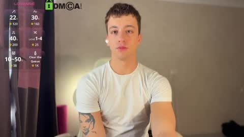 Snapshot of adampolerno chatting on May 2026 02:23:01 PM Hi Im Adam Glad to see u here 3 And its my first day online show from May 2026 02:23:01 PM
