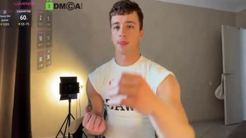 Snapshot of adampolerno chatting on May 2026 12:54:02 PM Hi Im Adam Glad to see u here 3 And its my first day online show from May 2026 12:54:02 PM