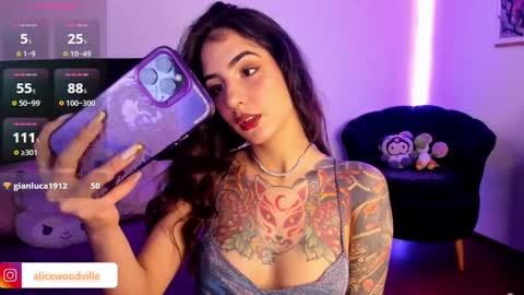 Snapshot of alicewoodville chatting on December 2024 10:16:01 PM Alice online show from December 2024 10:16:01 PM