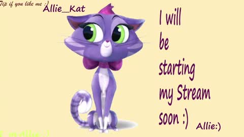 Snapshot of allie__kat chatting on July 2026 02:34:02 PM Allie online show from July 2026 02:34:02 PM