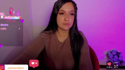 Snapshot of andreacohenz chatting on October 2025 12:40:02 AM andrea online show from October 2025 12:40:02 AM