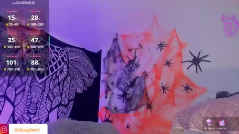 Snapshot of anny_ferrer1 chatting on October 2025 11:27:02 PM Hello Open Pvt Moans from lovense Tell me Fav 14 34 69 Especial level 34 online show from October 2025 11:27:02 PM