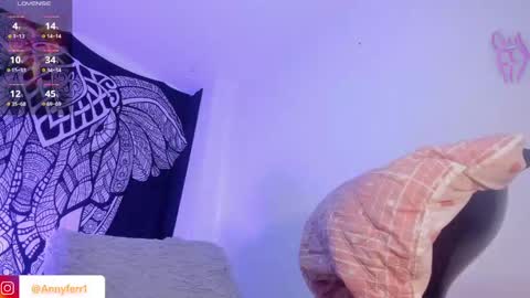 Snapshot of anny_ferrer1 chatting on November 2025 10:48:01 PM Hello Open Pvt Moans from lovense Tell me Fav 14 34 69 Especial level 34 online show from November 2025 10:48:01 PM