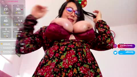 Snapshot of audredlovely chatting on December 2024 11:54:02 AM Andrea online show from December 2024 11:54:02 AM