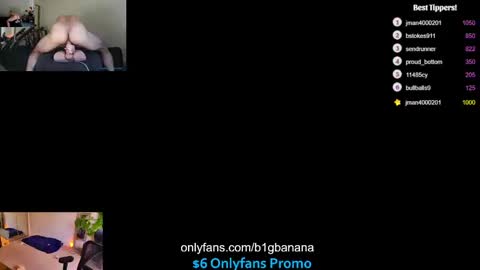 Snapshot of b1gbanana chatting on February 2025 08:10:01 PM b1gbanana online show from February 2025 08:10:01 PM