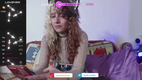 Snapshot of bandit_monkey chatting on January 2025 02:07:02 AM V E R O N I C A online show from January 2025 02:07:02 AM