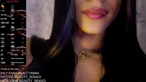Snapshot of beauty_nina chatting on October 2025 01:50:01 AM beauty_nina online show from October 2025 01:50:01 AM