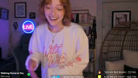 Snapshot of beckthetongue chatting on April 2026 10:27:01 PM Beck the tongue online show from April 2026 10:27:01 PM