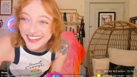 Snapshot of beckthetongue chatting on May 2026 09:11:02 PM Beck the tongue online show from May 2026 09:11:02 PM