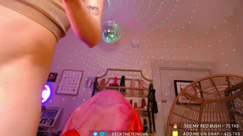 Snapshot of beckthetongue chatting on May 2026 02:53:02 AM Beck the tongue online show from May 2026 02:53:02 AM