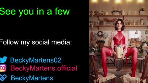 BeckyMartens come join me on    while im offline here  online show from December 2024 04:19:02 AM