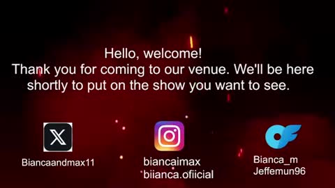 bianca and maxwell online show from June 2026 01:35:01 PM