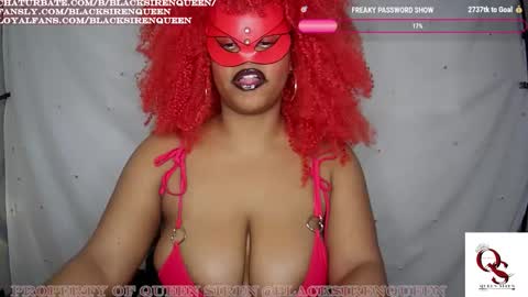 Snapshot of blacksirenqueen chatting on February 2026 01:51:01 PM Queen Siren online show from February 2026 01:51:01 PM