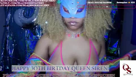 Snapshot of blacksirenqueen chatting on March 2026 08:32:02 AM Queen Siren online show from March 2026 08:32:02 AM