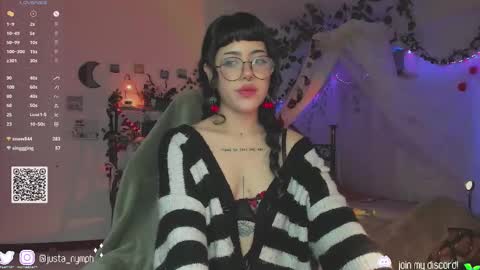   Im Nym  Justa nymph on twitter and IG online show from December 2024 04:45:02 AM