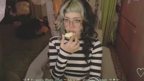   Im Nym  Justa nymph on twitter and IG online show from August 2026 11:28:02 PM