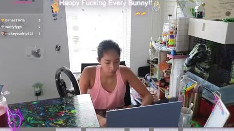 Snapshot of bunnycheekz chatting on December 2024 05:28:02 PM Tokki bunny online show from December 2024 05:28:02 PM