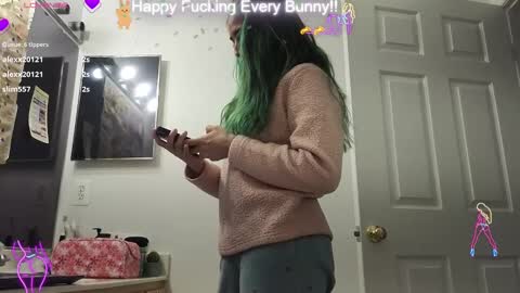 Snapshot of bunnycheekz chatting on January 2025 12:29:01 AM Tokki bunny online show from January 2025 12:29:01 AM