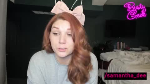 Snapshot of busty_geek48 chatting on February 2025 03:22:01 AM Samantha Dee online show from February 2025 03:22:01 AM