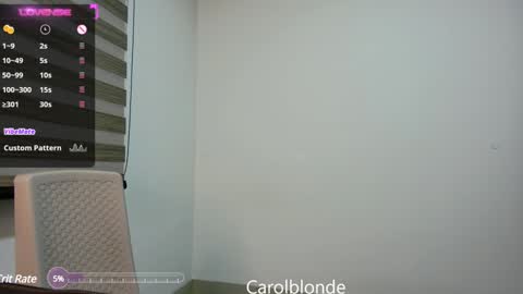 Snapshot of carolblonde chatting on February 2025 02:38:02 AM Char online show from February 2025 02:38:02 AM