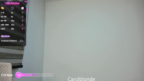 Snapshot of carolblonde chatting on February 2025 04:17:02 AM Char online show from February 2025 04:17:02 AM