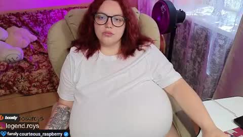 Snapshot of courteous_raspberrrry chatting on June 2026 10:23:01 AM Rose Roys my online show from June 2026 10:23:01 AM