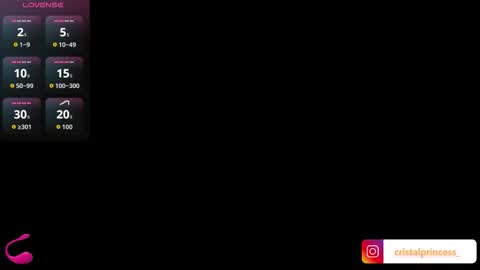 Cristal  online show from September 2025 10:37:01 PM