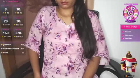 Snapshot of desicoupleshow chatting on March 2025 04:44:02 PM Eva and Adam online show from March 2025 04:44:02 PM