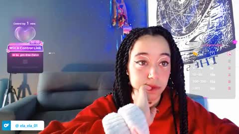 Snapshot of ela_0 chatting on January 2025 12:23:01 PM Ela Help me reach 100 thumbs up online show from January 2025 12:23:01 PM