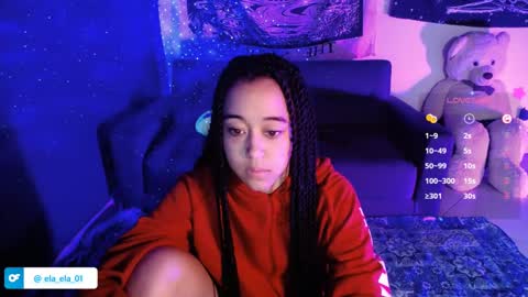 Snapshot of ela_0 chatting on January 2025 01:45:02 AM Ela Help me reach 100 thumbs up online show from January 2025 01:45:02 AM