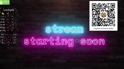 Eva  next show  8pm CEST AMST online show from January 2025 09:15:01 AM