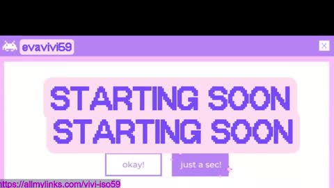Snapshot of evavivi59 chatting on October 2025 02:42:01 AM Vivi online show from October 2025 02:42:01 AM