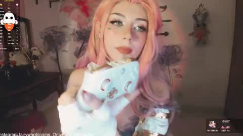 Snapshot of fairywhore chatting on February 2025 04:22:02 AM Jackie Cosplayer online show from February 2025 04:22:02 AM