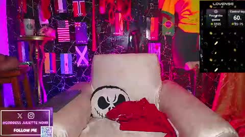 Snapshot of goddessjuliettenoiir chatting on July 2026 11:23:01 AM Goddes Juliette Noiir online show from July 2026 11:23:01 AM
