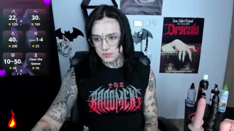 Snapshot of goth_ink chatting on September 2025 08:14:01 PM Goth Ink online show from September 2025 08:14:01 PM
