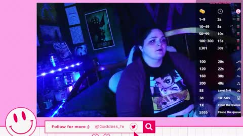 Goddess Fe online show from January 2025 06:29:01 AM