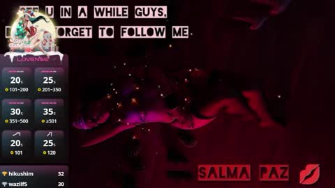 Snapshot of hairyandsexysalma chatting on December 2024 08:39:02 AM SALMA online show from December 2024 08:39:02 AM