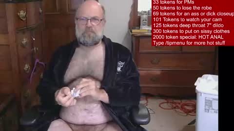 Snapshot of hairydaddybear69 chatting on June 2026 12:15:01 PM HairyDaddyBear69 online show from June 2026 12:15:01 PM