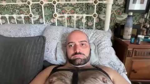 Snapshot of hairyleatherguy chatting on April 2026 11:34:01 AM Hairy Guy online show from April 2026 11:34:01 AM