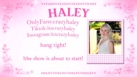 Snapshot of haleycrazy chatting on January 2026 12:32:01 PM Haley online show from January 2026 12:32:01 PM